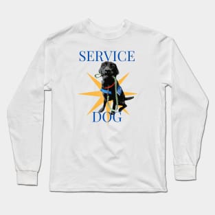 Service Dog Black Labrador Retriever Long Sleeve T-Shirt